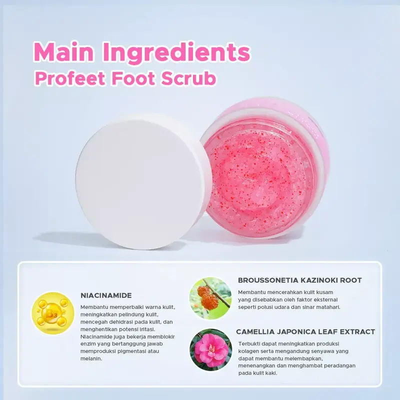 PIW PIW Foot Scrub Merawat Kaki Pecah Pecah Pengangkat Sel Kulit Mati Perawatan Hand Pencerah Tangan 2