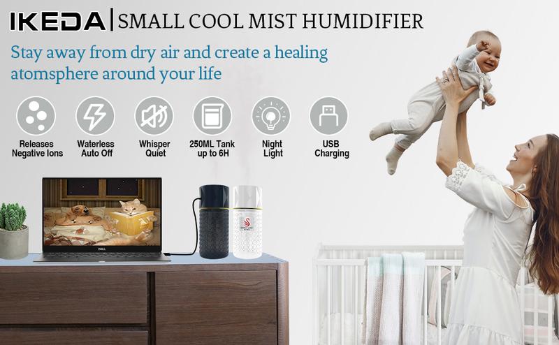 Product Introduction of Car Air Fresheners| 250ML Mini Car Oil Diffuser| 3-Mode Car Humidifiers| Portable Air Freshener Car| Chargeable Car Fresheners| Luxury Car Accessories Gift for Men Women with Night Light 0