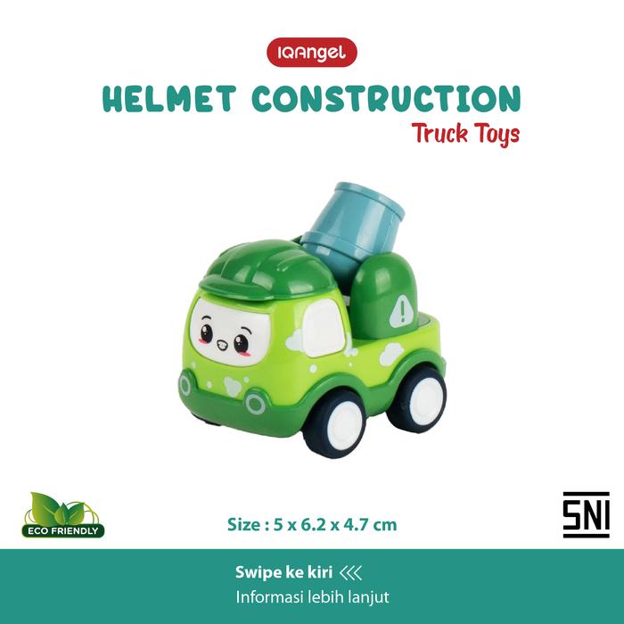Gambar IQ Angel Helmet Construction Truck Toys Mainan Truk Anak / Mainan Edukasi Anak / Mainan Motorik Anak Mobil Ban Bergerak / Mobilan Plastik - Brown dari babiesfirst.id Kota Tangerang 5 Tokopedia