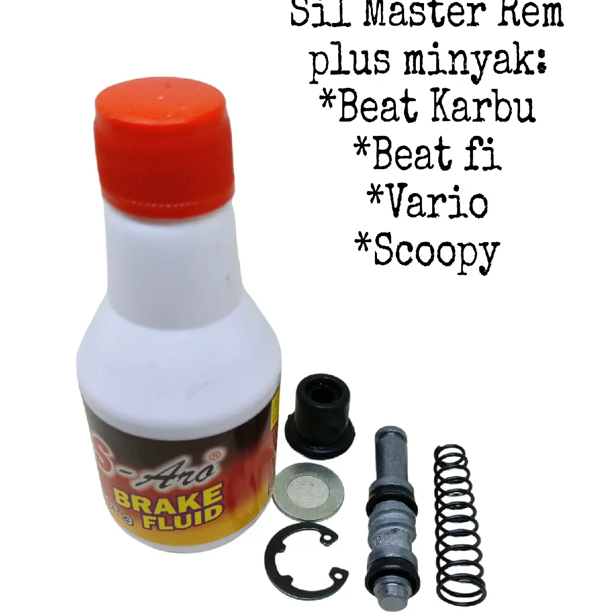 Master Rem Plus Minyak Rem Beat Karbu / Vario Karbu/Beat fi/Vario fi Motorcycle Oil