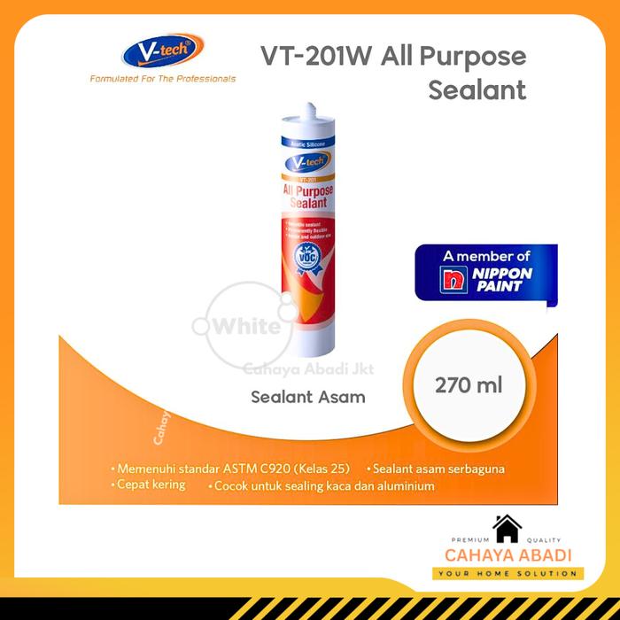 Jual Sealant Nippon VT-201 270mL / Sealant Asam Nippon Paint VT201 ...
