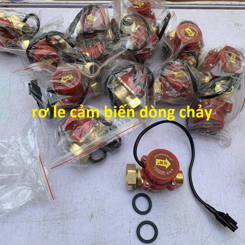 Công tắc cảm biến dòng chảy cho máy bơm tăng áp công suất 100W, rơ le cho máy bơm tăng áp 3