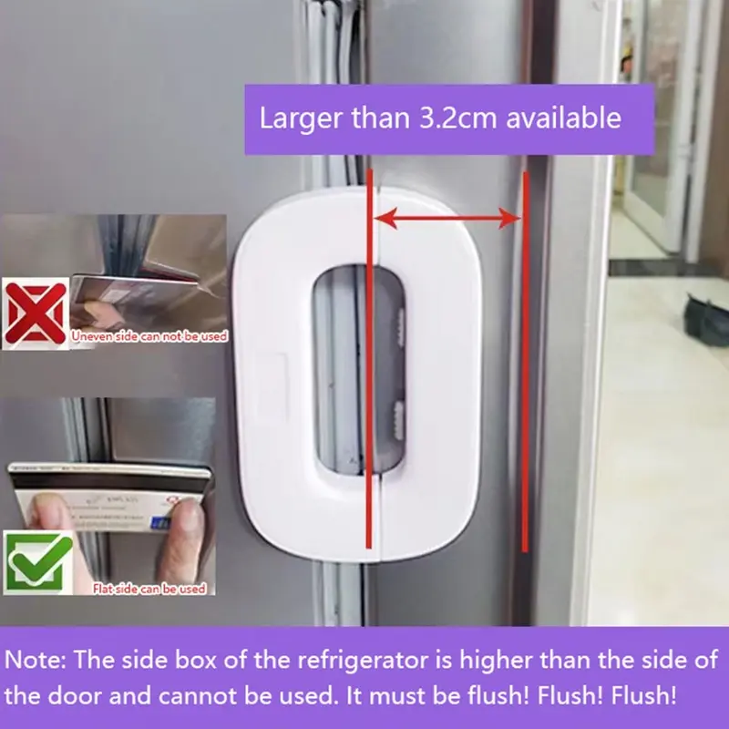 Baby Safety Lock / Pengaman Pintu Kulkas Serbaguna / Pengunci Pintu Tambahan 3