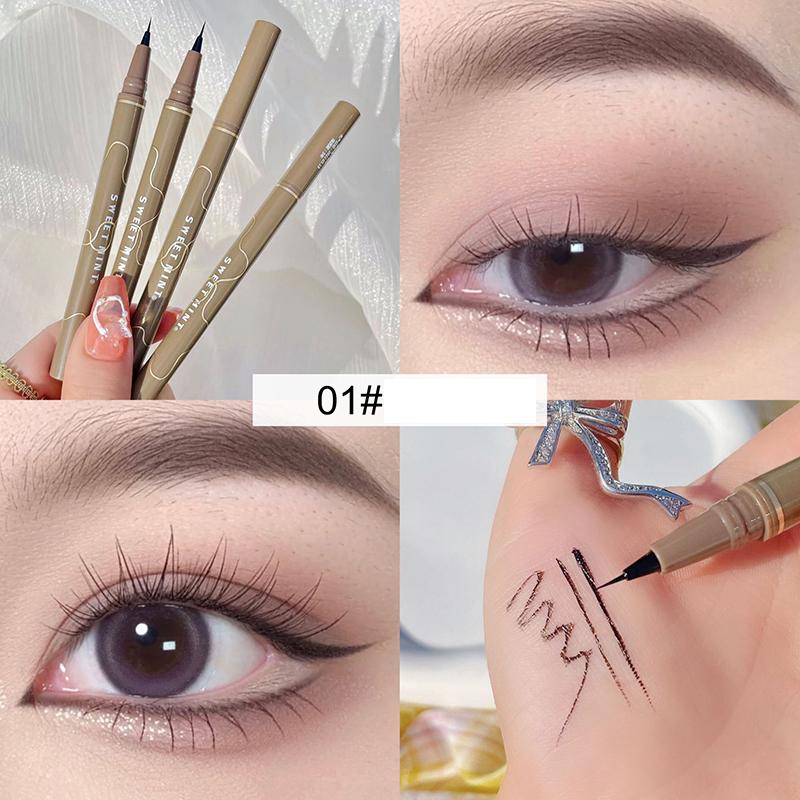 Product Introduction of Sweet Mint Colour Liquid Eyeliner Pencil - Black, Brown, White - Long Lasting & Waterproof - Eye Makeup#EyelinerPencil #LongLasting #Waterproof #EyeMakeup #ColorfulEyeliner #LiquidEyeliner 14