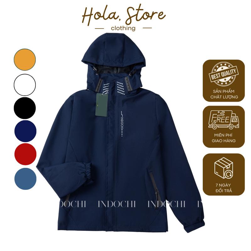 Áo Khoác Gió Nam Nữ 2 Lớp Chất Gió Tráng Bạc Cổ Cao Chống Mưa Chống Gió Ngăn Tia UV Tuyệt Đối Menswear Tay Dài Dài Tay