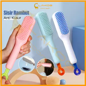 LAKOE Sisir Rambut Anti Kusut Sisir Rambut Teleskopik Sisir Magic Anti Rontok