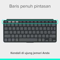 Gambar Logitech Keys To Go 2 Keyboard Wireless Bluetooth Portable - Graphite dari GGSTORESBY Kota Surabaya 3 Tokopedia