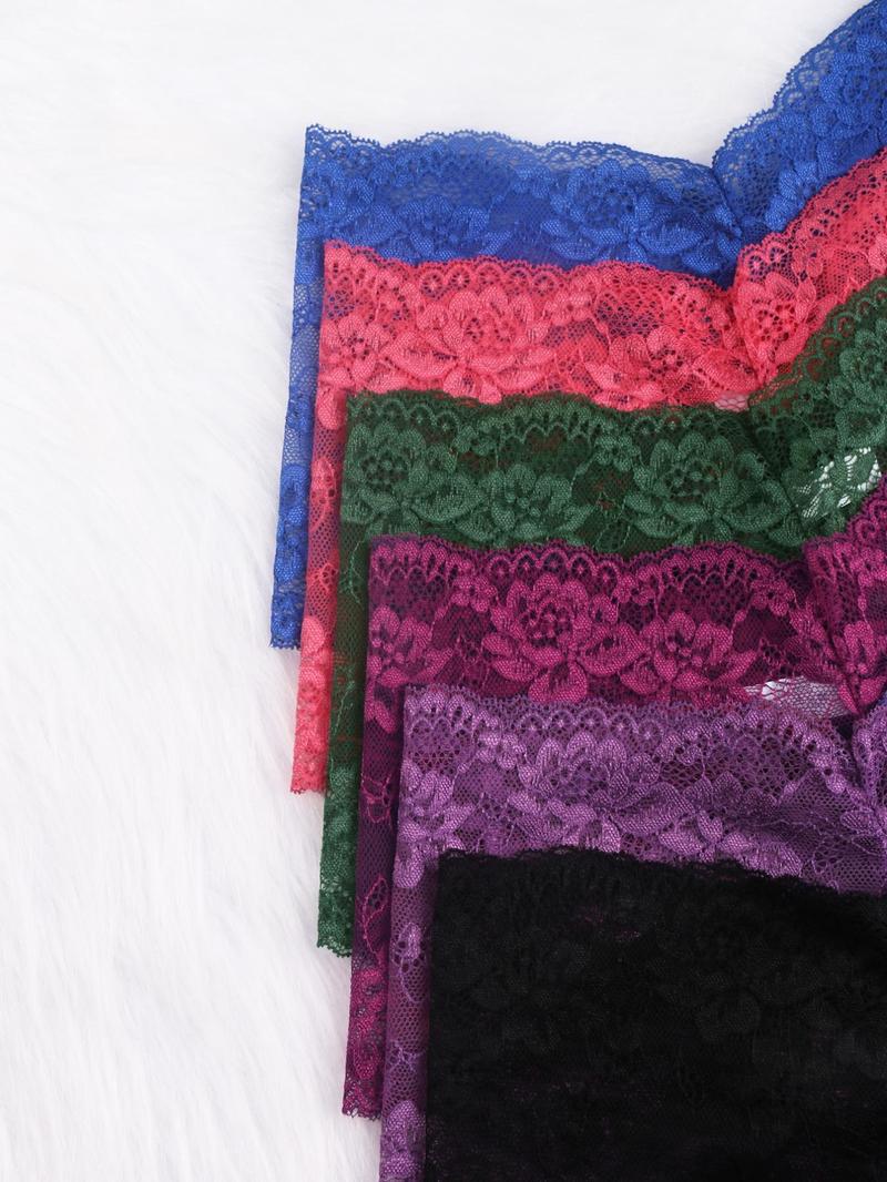 Product Introduction of Women's Plain Lace Boyshorts, Soft Comfy Pastel Breathable Panty for Daily Wear, Underwear for All Seasons, Panties for Women 3