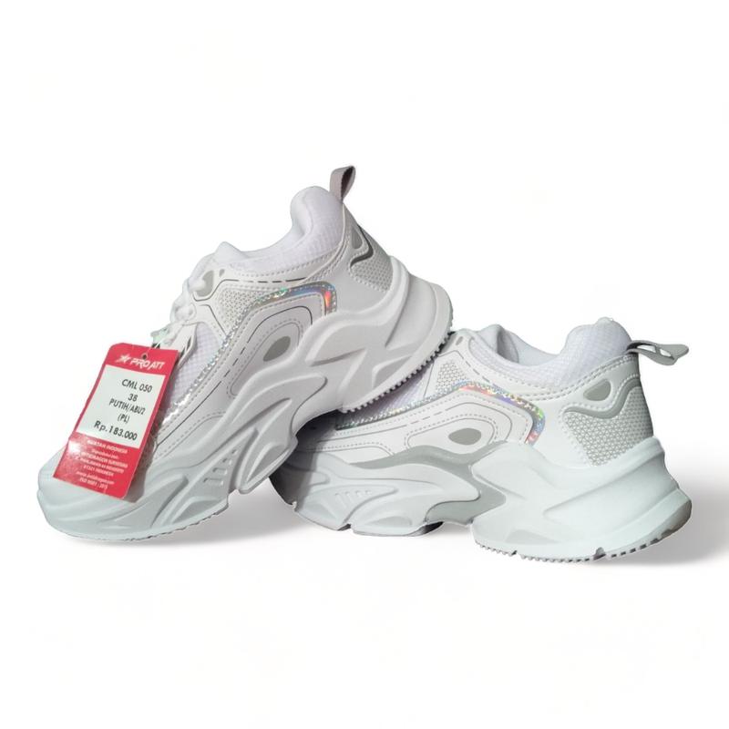 PRO ATT CML 050 Sepatu Olahraga Casual Wanita Sneakers Shoes Cewek Warna Putih 0