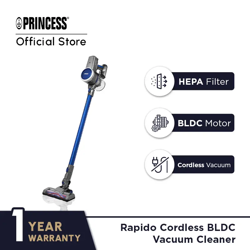 Princess Rapido BLDC Cordless Vacuum Cleaner/Penyedot Debu Tanpa Kabel Cleaner Mesin