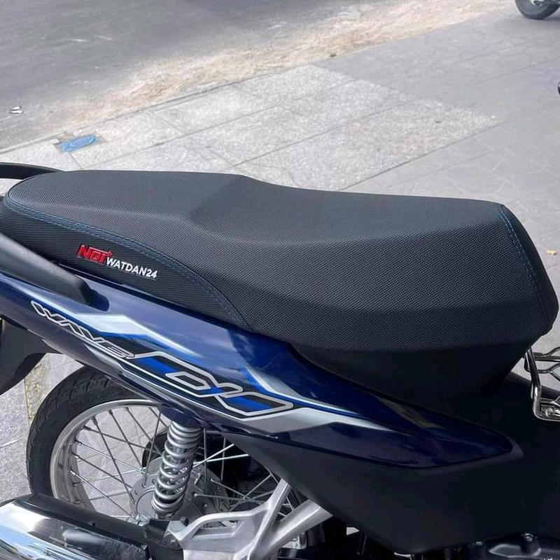 Yên xe wave @110 gọt 2 tầng mút vàng và nệm Kymdan