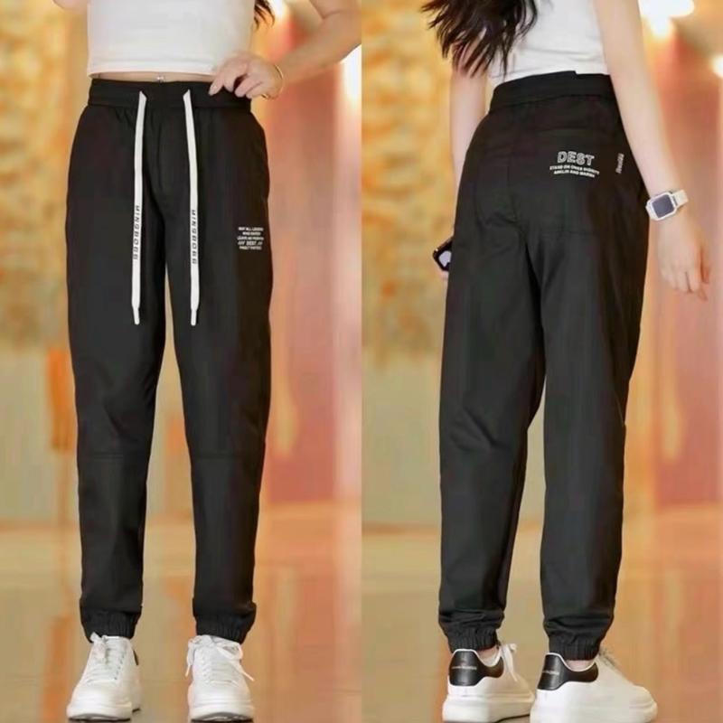( Com bo )Quần Jogger Thể Thao Nam Nữ Chất  Rộng, Phong Cách quần kaki 3