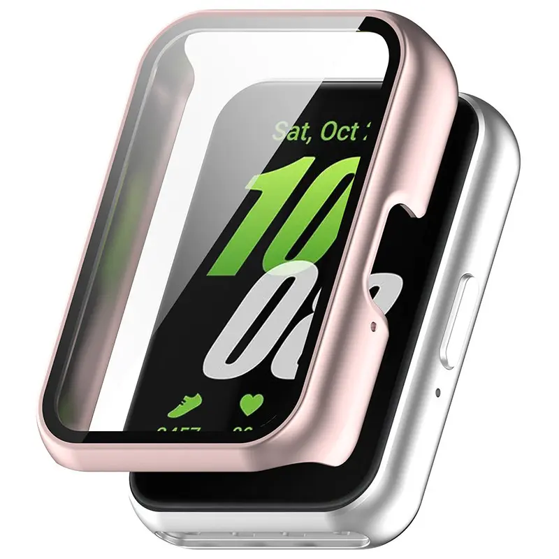 Ốp Kính Cường Lực Cho Samsung Galaxy Fit 3, Dây Đeo Nhanh, Bảo Vệ Ốp Lưng Sốc Che Phủ Toàn Bộ, Bảo Vệ Màn Hình, Thích Hợp Cho Fit3 8