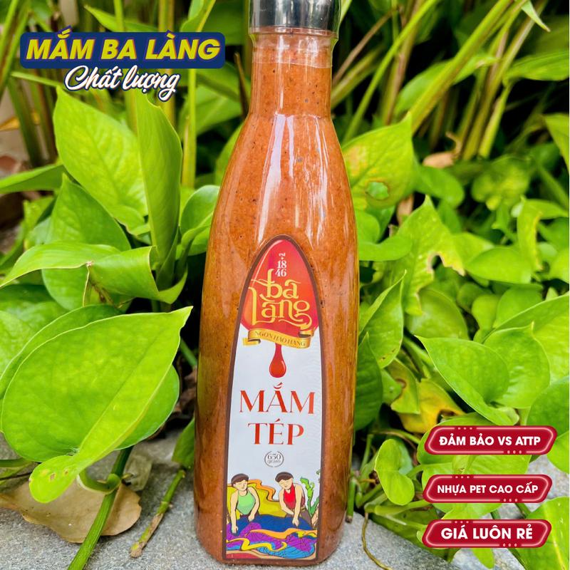 Combo Mắm Tôm, Mắm Tép 650g Đặc Sản truyền thống Ba Làng Foods