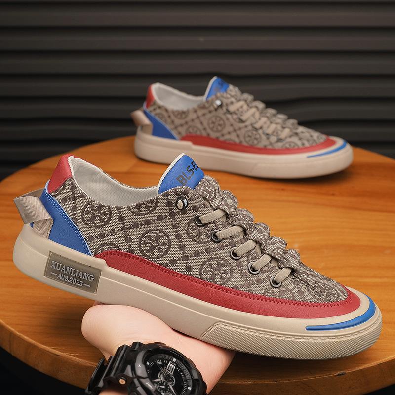  Giày Sneaker Giày Dây Rút Thông Mình Mới Nhất Nam Đế Bằng giay nam Shoes Vải Canvas 