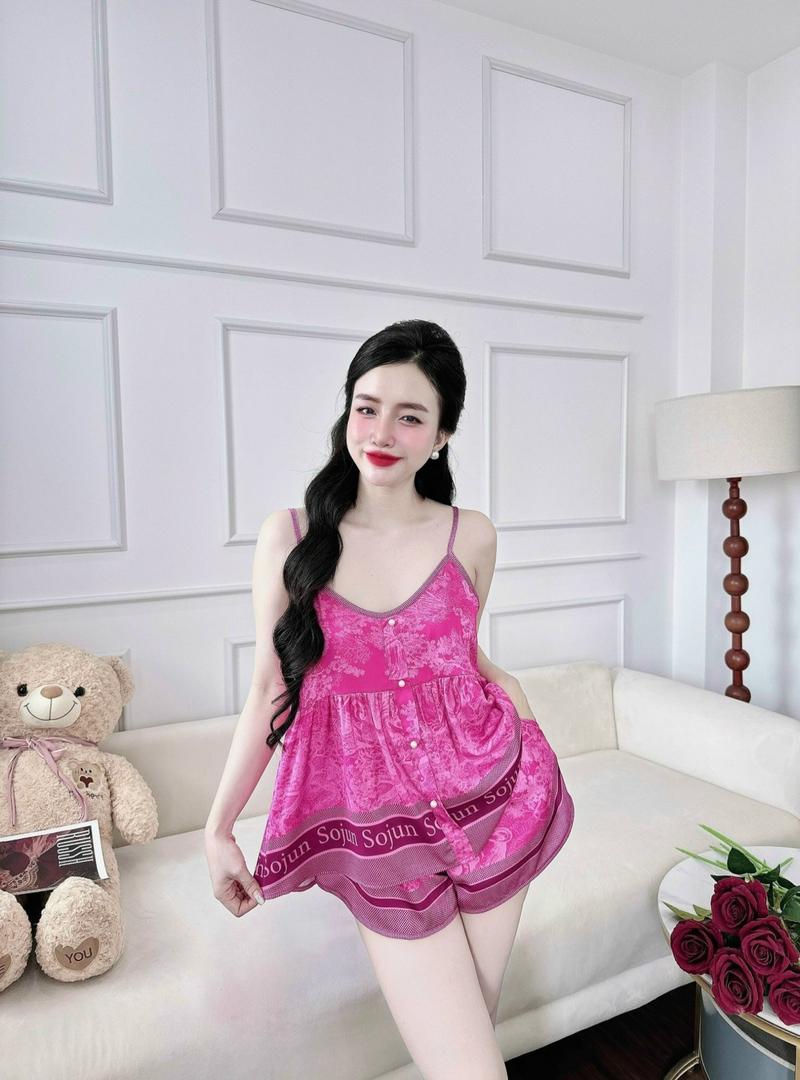Product Introduction of Đồ Ngủ Sexy Bộ Latin 2 Dây Đô  Nút Ngọc Dưới 65Kg 38