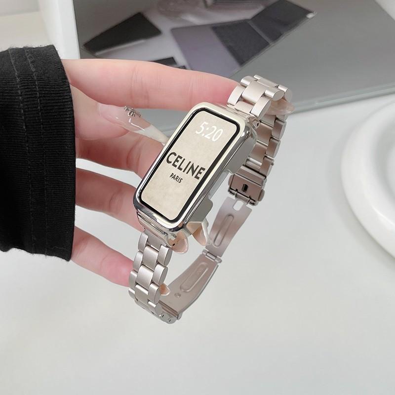 Tali Jam Tangan Stainless Steel Metal Strap for Huawei Band 10/9/8 Adjustable Replacement Band Watchband Belt Bracelet Accessories Smartwatch for Huawei Band 10/Huawei Band 9/Huawei Band 8 NFC Tali Jam Tangan Stainless Steel Metal Strap for Huawei Band 10/9/8 Adjustable Replacement Band Watchband Belt Bracelet Accessories Smartwatch for Huawei Band 10/Huawei Band 9/Huawei Band 8 NFC