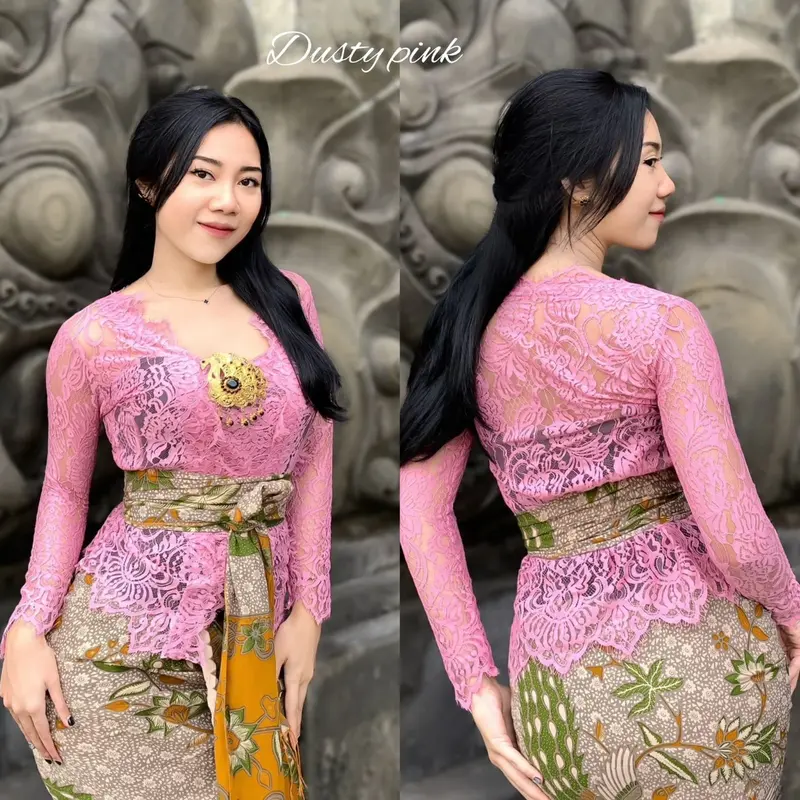Kebaya jadi bahan semiprancis(atasan saja) Bunga Baju 3