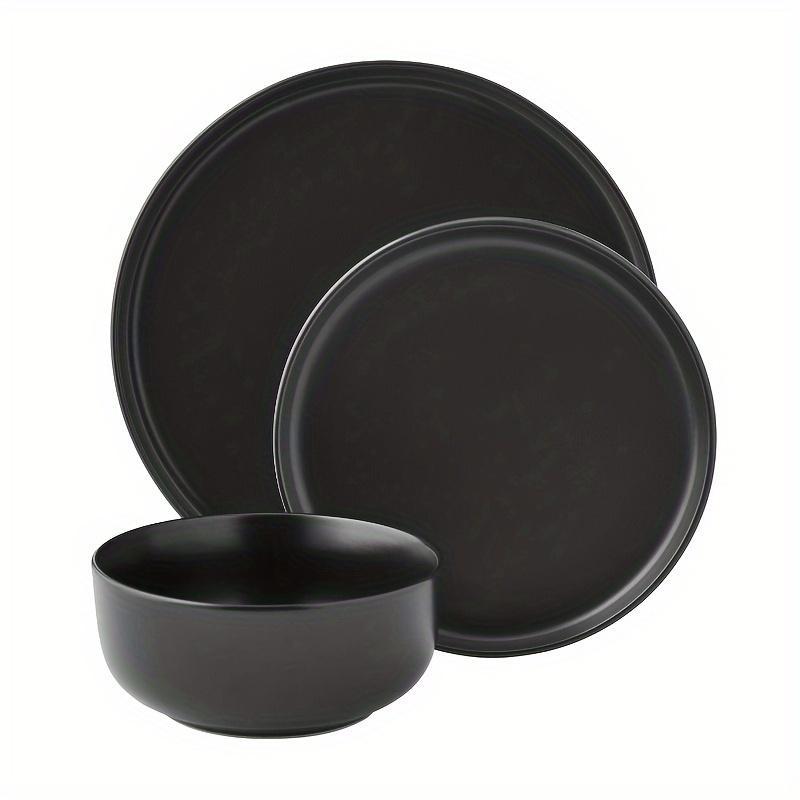 Matte black dinnerware hotsell