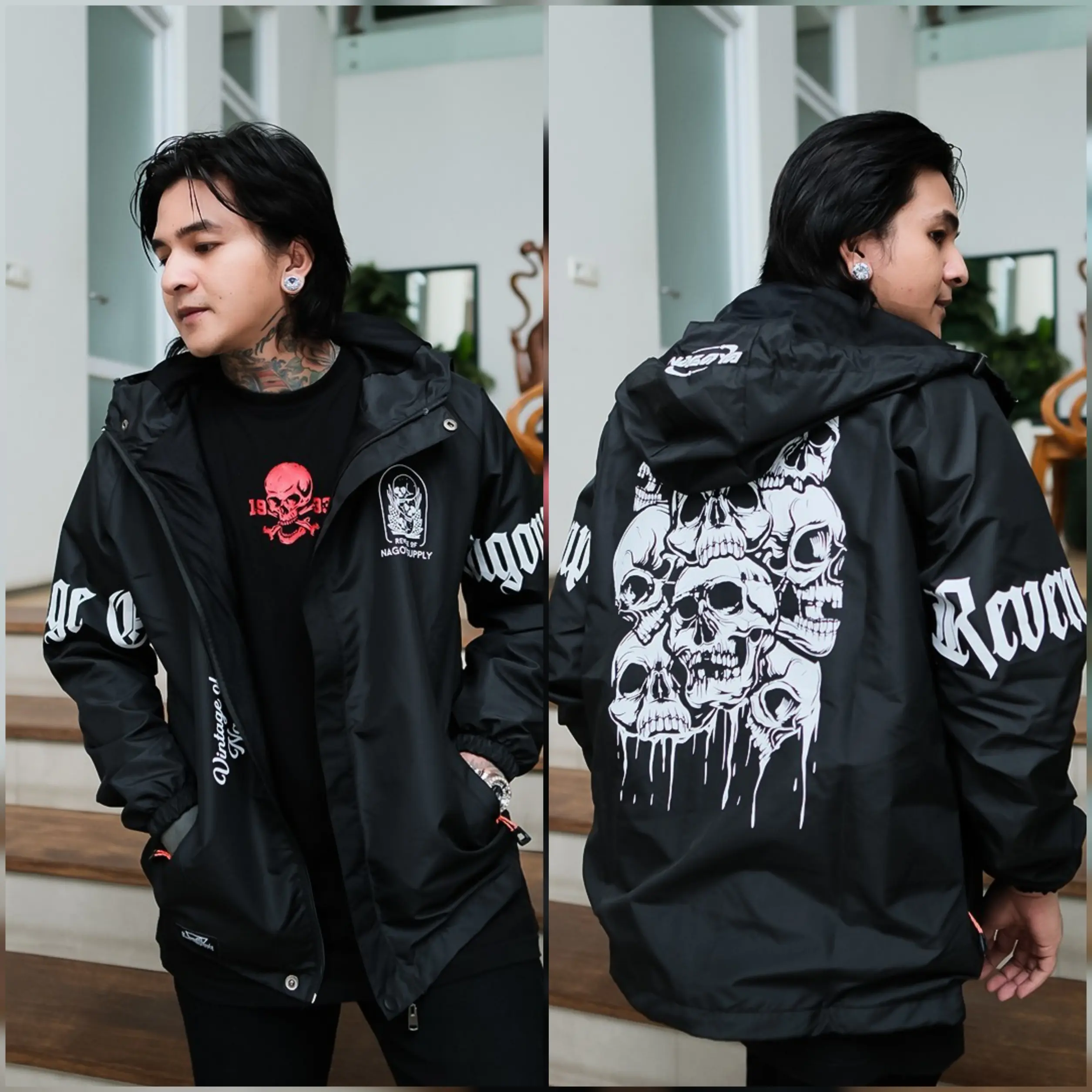 Jaket Parasut Pria - Jaket Casual Original Nagoya Waterproof