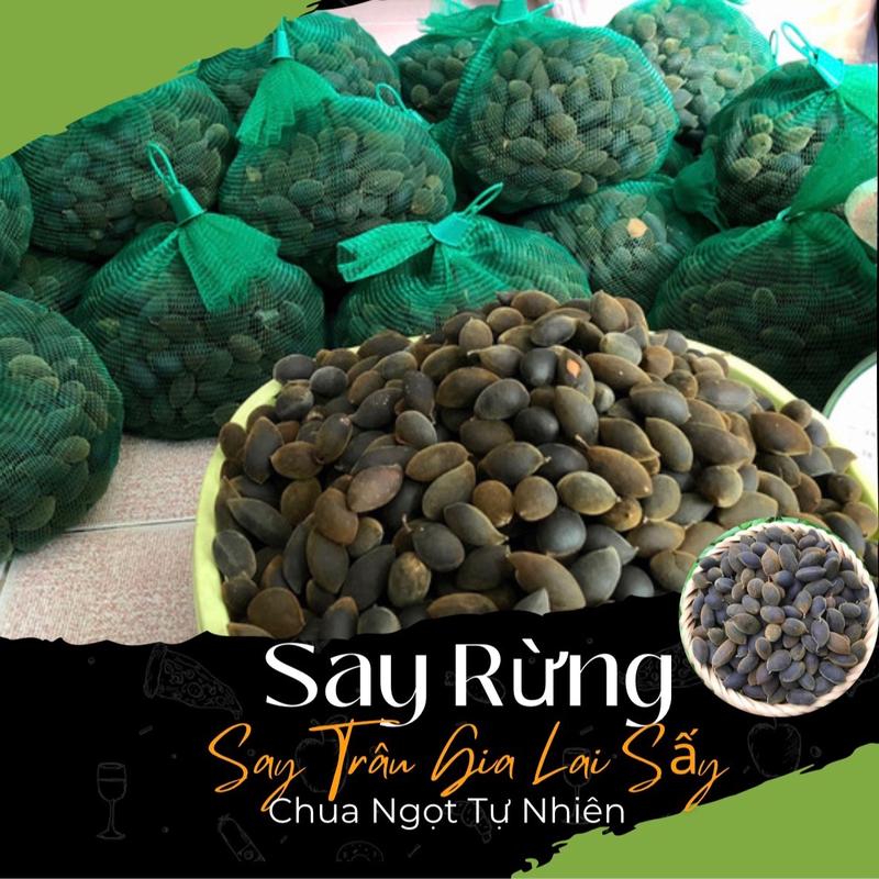 [TaLiFood] [Mới] Trái Say Nguyên Vỏ 500gr Bột Nhiều Mềm Mịn Chua Ngọt Tặng Kèm Muối Chấm/ Trái Xay Nhung Ăn Vặt sấy khô
