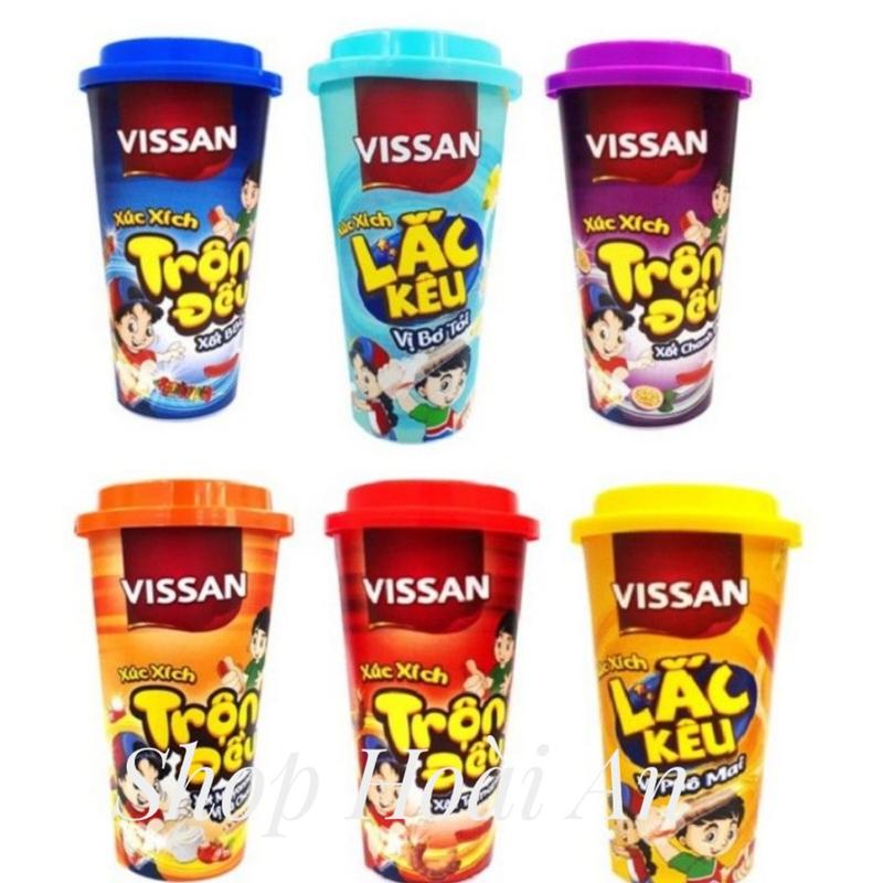  Xúc Xích lắc Vissan Đủ Vị   Hộp 4 Cây  