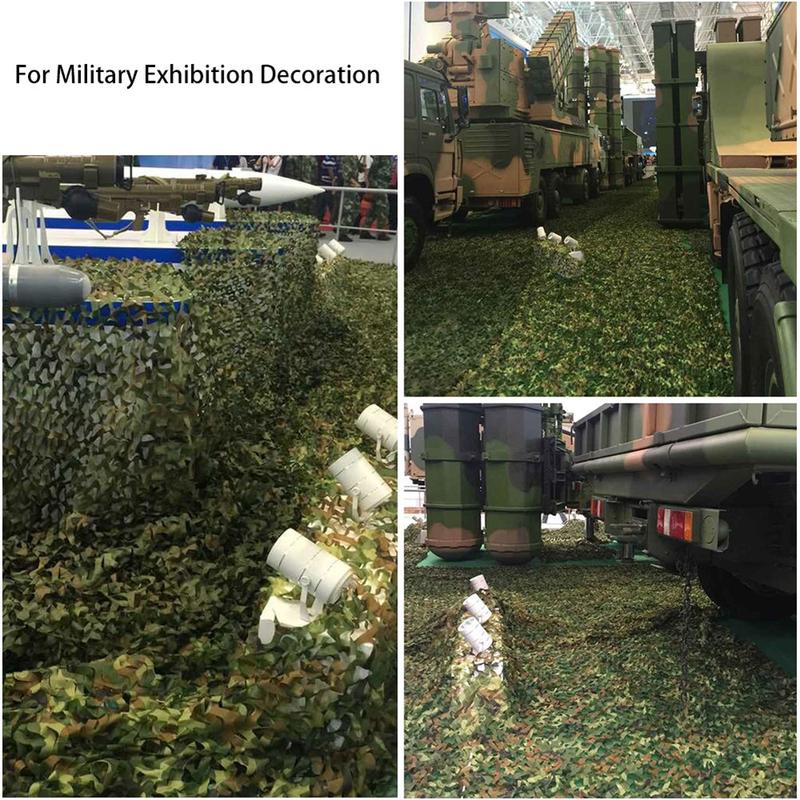 Goiwesyk 2x3m Military Army Camo Camping Hunting Woodland Camouflage Netting Sun Shelter 4