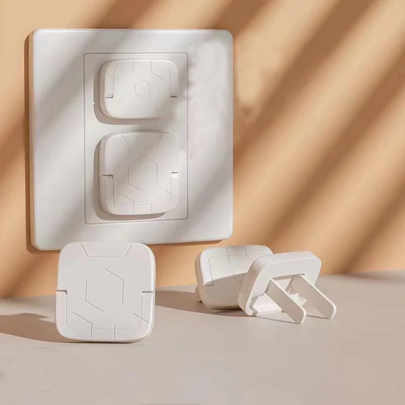 Product Introduction of 10Pcs US Standard Outlet Covers Baby Proofing Safety -Child Secure Electric Plug Protectors with Hidden Handle Square 2/3-Prong 23