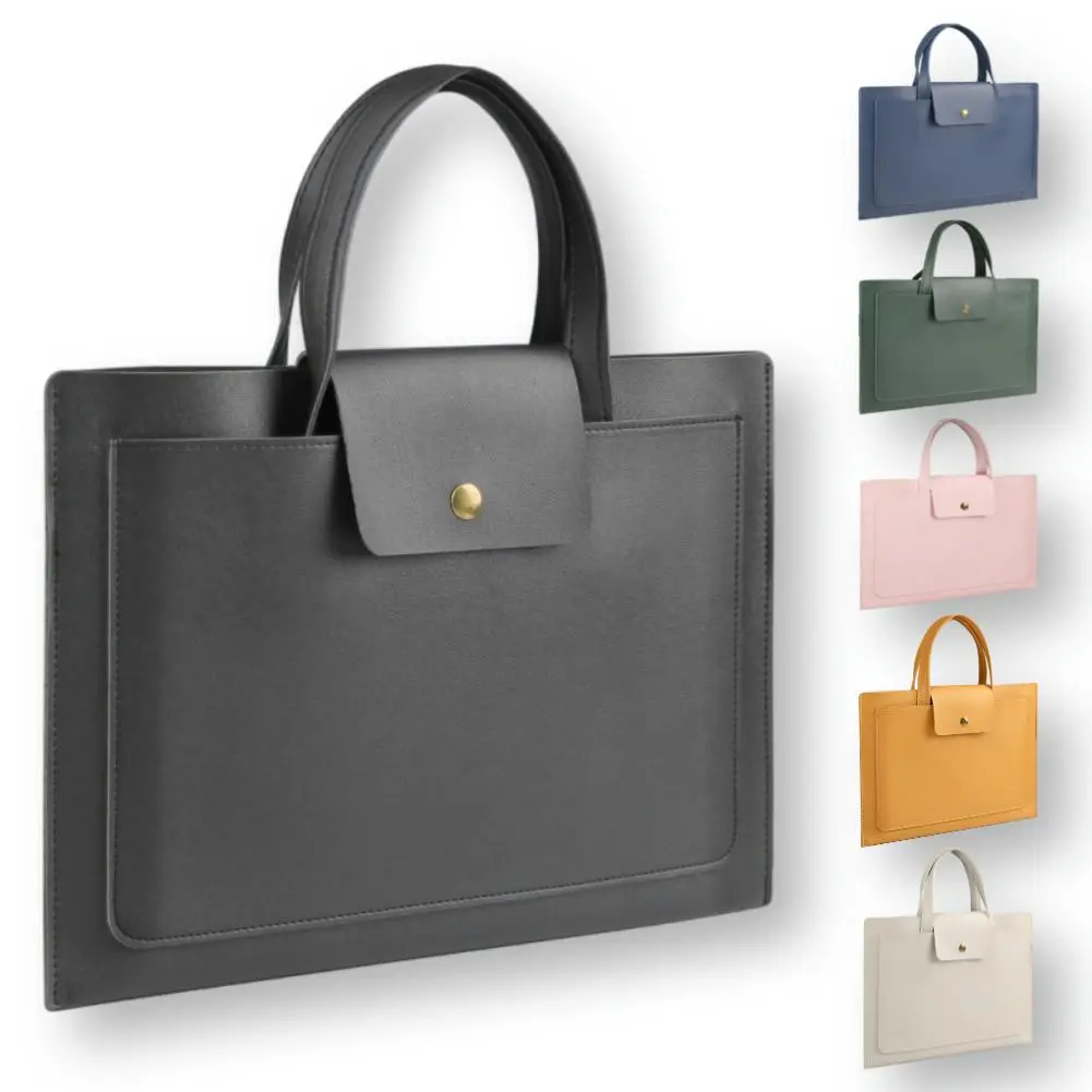 Solid Color Laptop Handbag, Anti-scratch Laptop Cover Bag, Laptop Accessory Storage Bag for 12-16inch Laptop, MAC-book, Tablet Sleeve Pouch, Durability