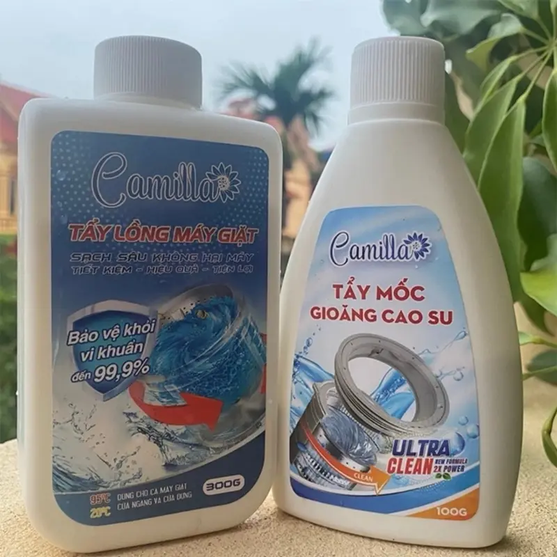 Tẩy Lồng Máy Giặt Cao Cấp Camilla 300gr - Tẩy Sạch Nấm Mốc, Khử Mùi Hôi Hiệu Quả 99% bột  vệ  sinh  lồng  giặt 2
