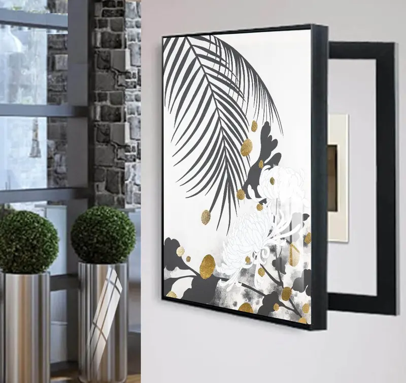 Tomdecor Tranh che ổ điện mẫu tranh thiên nhiên mới 2024  trang trí nhà cửa, decor phòng khách khổ đứng 1