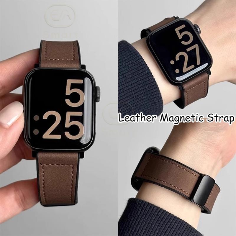 Dây đeo da thật cho Apple Watch Ultra 3 / Ultra 2 / Ultra 1 49MM 45MM 44MM 41MM 40MM 38MM l Dòng đồng hồ Apple 11 10 46MM 42MM l Dòng đồng hồ Apple 9 8 SE SE2 7 6 5 4 3 2 1 Dây đeo thay thế bằng da cho đồng hồ Apple (Không có đồng hồ)