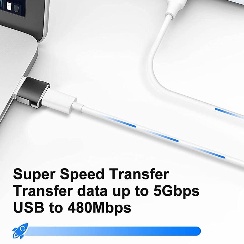 Product Introduction of Bộ chuyển đổi, Bộ chuyển đổi USB C sang USB Male, USB-C, Bộ đổi nguồn cáp sạc Type-C, Tương thích với iPhone 12, 13 Pro Max và Samsung, 6