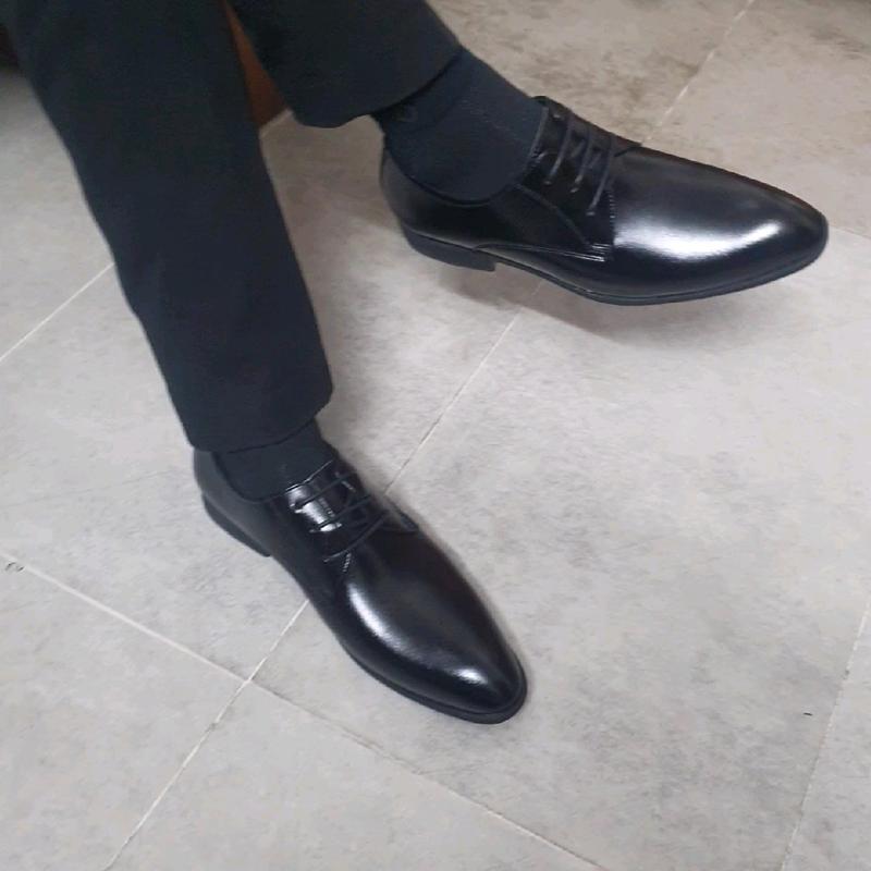 Giày Tây Nam Buộc Dây- Đế Khâu Da Mềm Mã CS88 Shoes 6