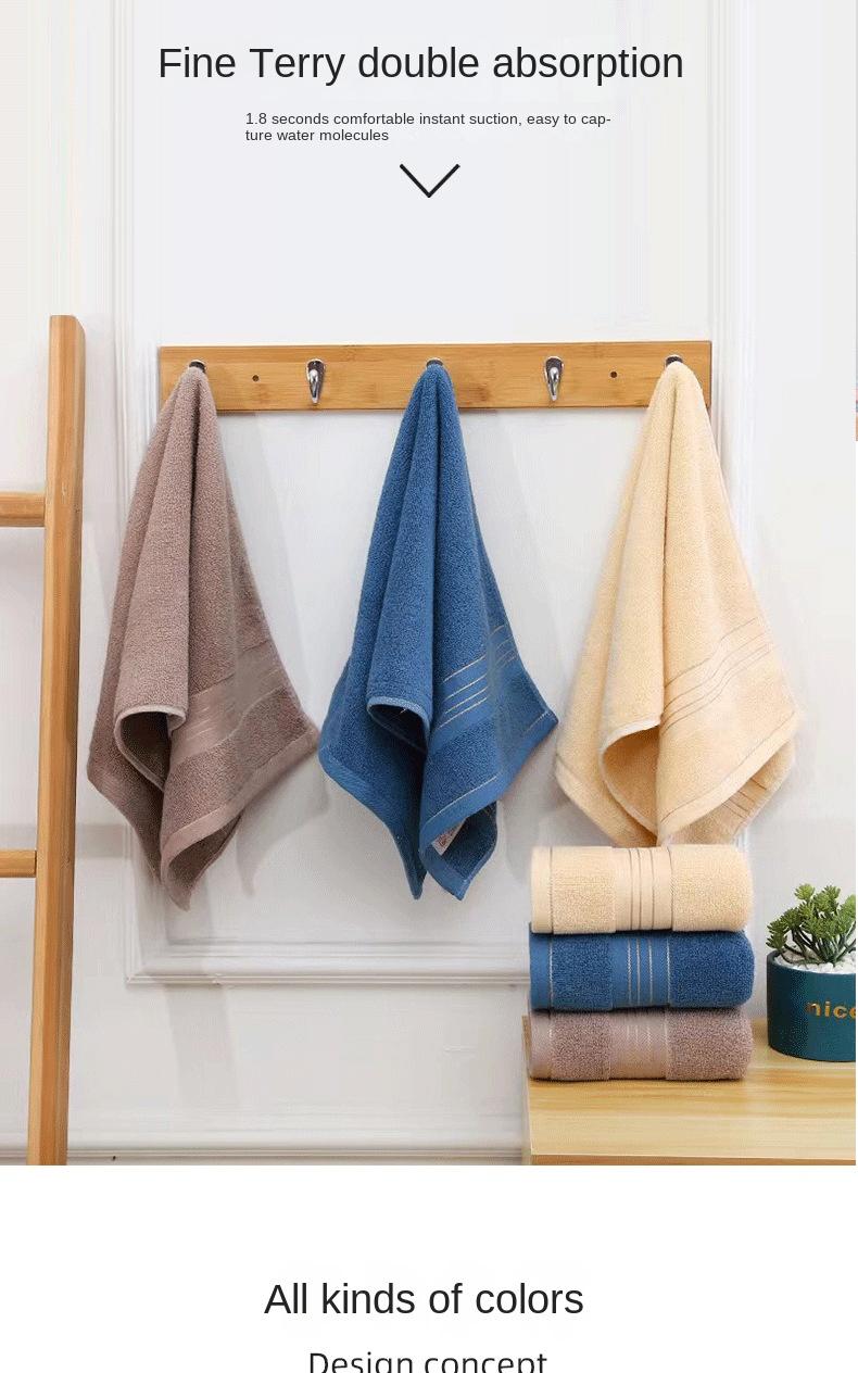 Product Introduction of Heart-to-Heart Peach Heart Style Pure Cotton Soft Absorbent Towel Pure Cotton Thickened Face Wash Home Use Soft Absorbent Couple All-Cotton Heart Face Towel Bathing 5