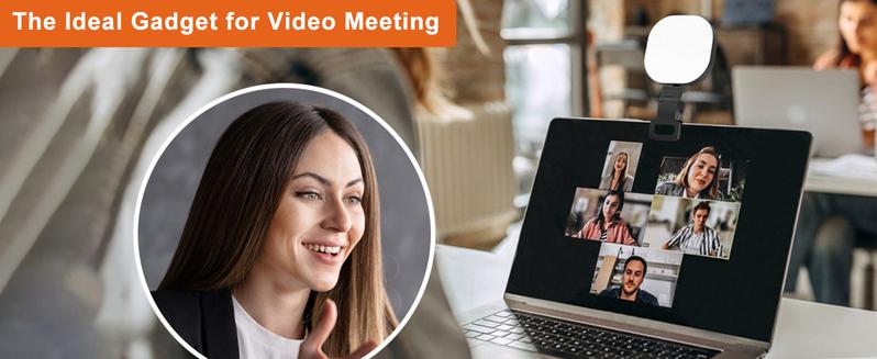 Product Introduction of Mini Selfie Light,5 Light Modes Phone Light Clip on, Phone Selfie Ring with Tripod Stand 2000mAh Rechargeable & Adjusted, Ring Selfie Light for Conference/Camera Light-for Makeup/YouTube Live 4