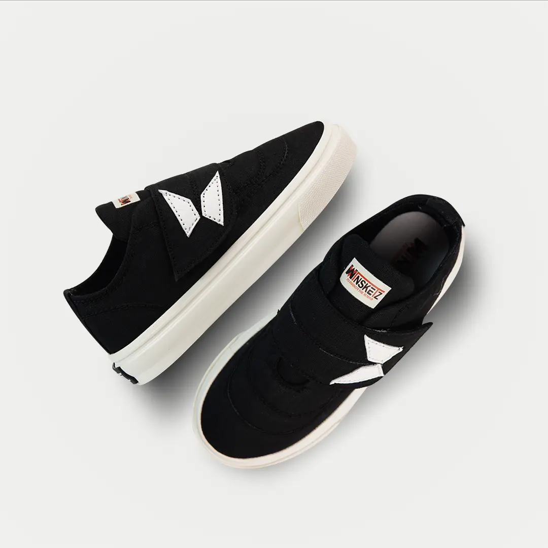 WINSKETZ 21-35 Phantom Black - Sepatu Sekolah Anak SD fashion