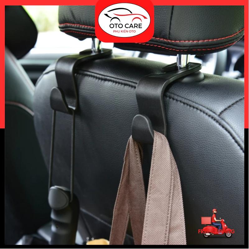  COMBO 4 Móc S treo đồ ô tô oto xe hơi sau ghế tiện lợi chịu lực tốt 