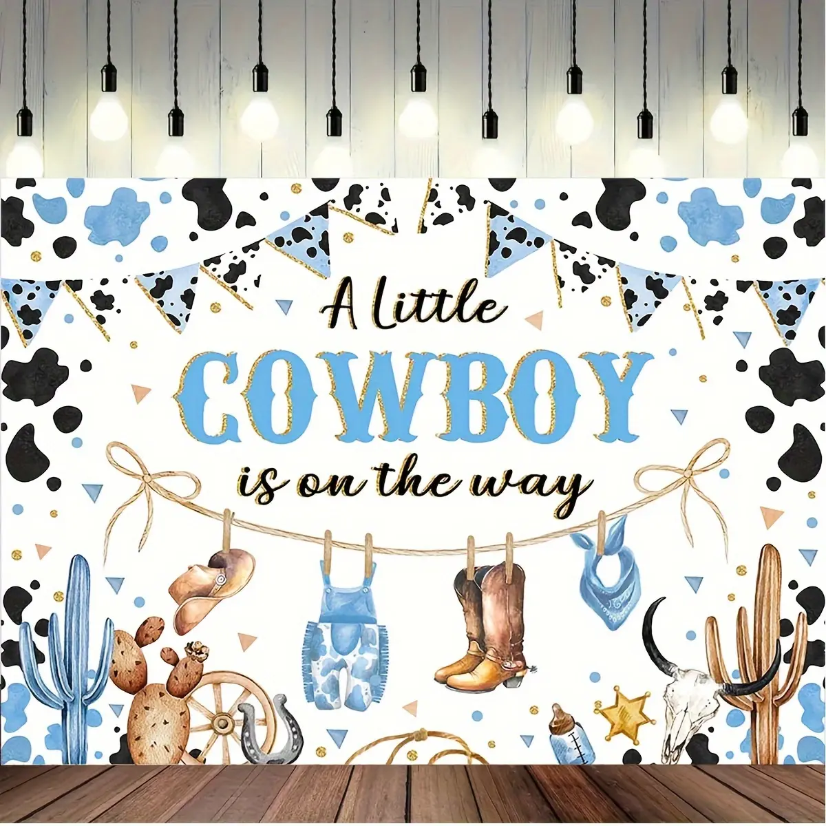 Biểu Ngữ Tiệc Mừng Sắp Sinh Em Bé Theo Chủ Đề Phương Tây, Cao Bồi Nhỏ, Phông Nền Vinyl, Thích Hợp Để Trang Trí Tiệc Cho Bé Trai, Cuộc Trình Diễn Tây Phi Hoang Dã, Lễ Kỷ Niệm Trang Trại Đồng Quê, Trưng Bày Thiết Lập Trang Nuôi Gốc