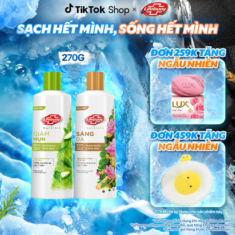 Sữa tắm Lifebuoy Thiên nhiên Detox Và Chăm Sóc Chuyên Sâu 270g Nhỏ Gọn, Tiện Dụng [1]