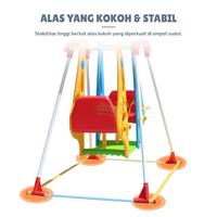 Gambar Molion Ayunan Anak Double Swing H2307 - Mainan Edukatif Outdoor untuk 2 Anak, Bahan Plastik & Besi Kuat, Cocok untuk Halaman Rumah & Taman Bermain - H2307 dari toysbar_NEW Kota Surabaya 4 Tokopedia