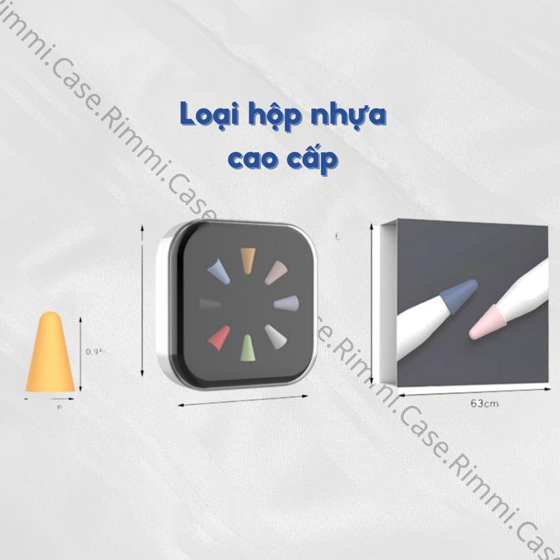 Vỏ/Bọc ngòi bút Apple Pen 1/2 chống trượt, chống mòn, bảo vệ ngòi bút cảm ứng, chất liệu TPU mềm, không cản trở cảm ứng Phụ Kiện dành cho bút cảm ứng 6