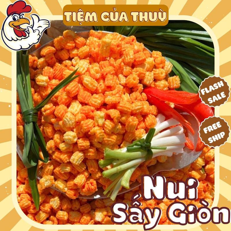 500G Nui Sấy Tẩm Vị Bắp Sây Giòn ,Hạt Sen Cay Tẩm Gia Vị Đậm Đà Tiệm ăn vặt Thuỳ Bùi