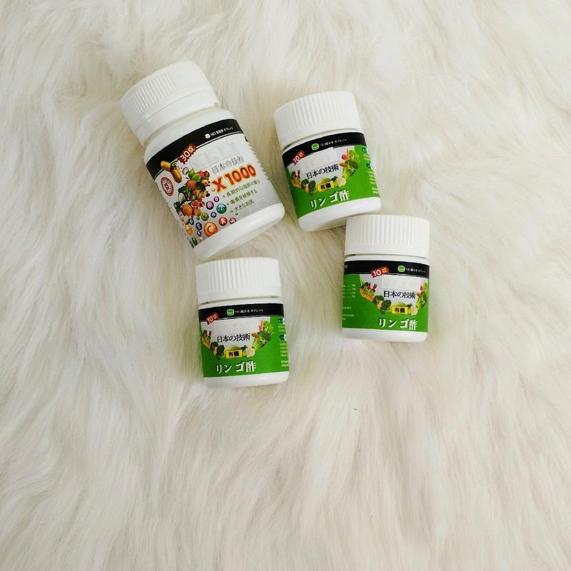  viên X1000 rau củ quả súp lơ xanh trọn bộ 4 hộp   gồm 1 hộp X1000 và 3 hộp súp lơ xanh  thực phẩm hỗ trợ bổ sung chất xơ 