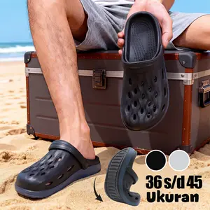 INKAYNI sandal kodok pria keren sandal baim sandal frog pria Sandal Slip On Sandal Distro Sandal Kekinian sandal phylon pria Sandal Slop Cowok Super Empuk tebal full karet Anti Licin Anti bau ringan Size36-45 Nyaman Dipakai sandal baim Sandal Pria Remaja