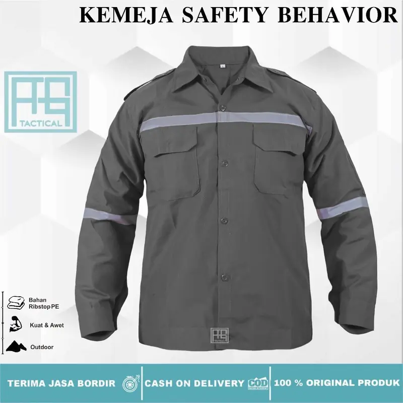 Kemeja Safety Lengan Panjang / Kemeja Kerja Wearpack / Wearpack Katelpak Scottlight 8