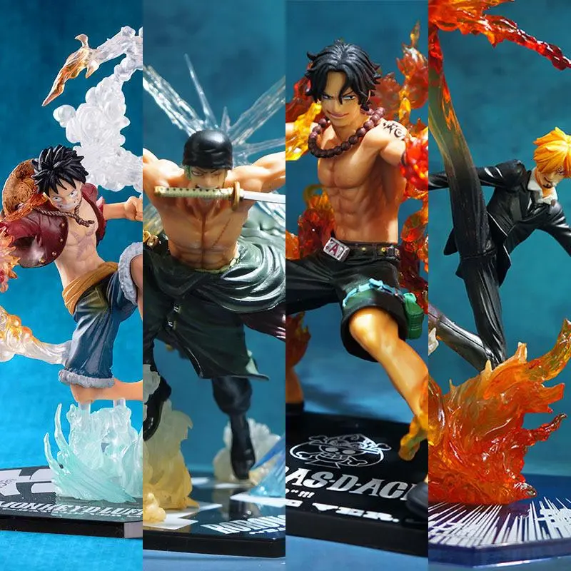 [Rẻ Vô Địch FreeShip] Mô Hình Bộ 3 Luffy Zoro Sanji có base AnimeGear.Store Mô hình OnePiece giá rẻ Đồ Chơi Toy 0