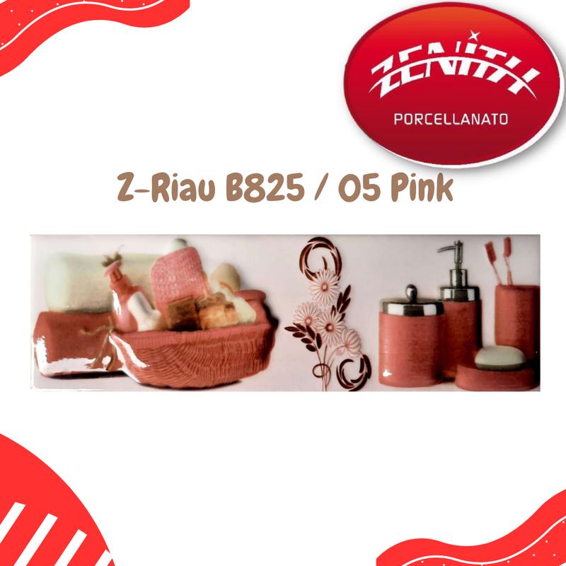 Keramik Dinding List Moulding Ukuran 8x25cm (Z-Riau B825/05) 6