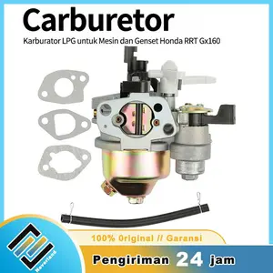 Karburator Carburator Engine Mesin Gx160 Gx120 3500watt 4500W 2 Tabung 5.5Hp 6.5Hp 7.5Hp Kotak