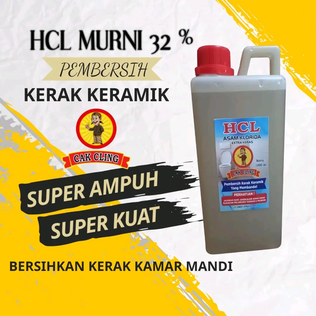 HCL murni 32%,hcl pembersih bekas semen,pembersih bekas semen lantai keramik,pembersih kerak kamar mandi Cair Merah Cair Kamar Kecil Dapur Anti bakteri Anti Minyak Lavender Anti Minyak Lavender Sarung